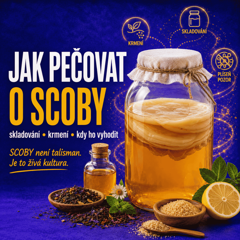 Jak pečovat o SCOBY