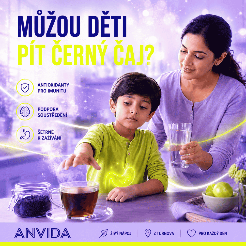 Můžou děti pít černý čaj?