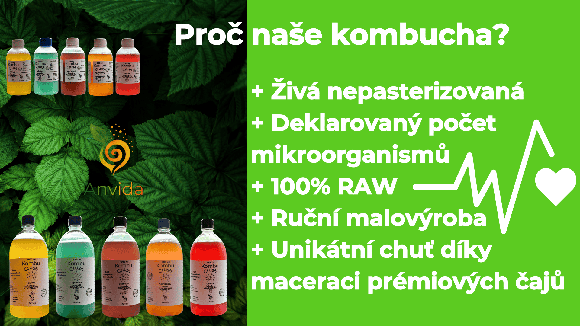 Proč naše kombucha
