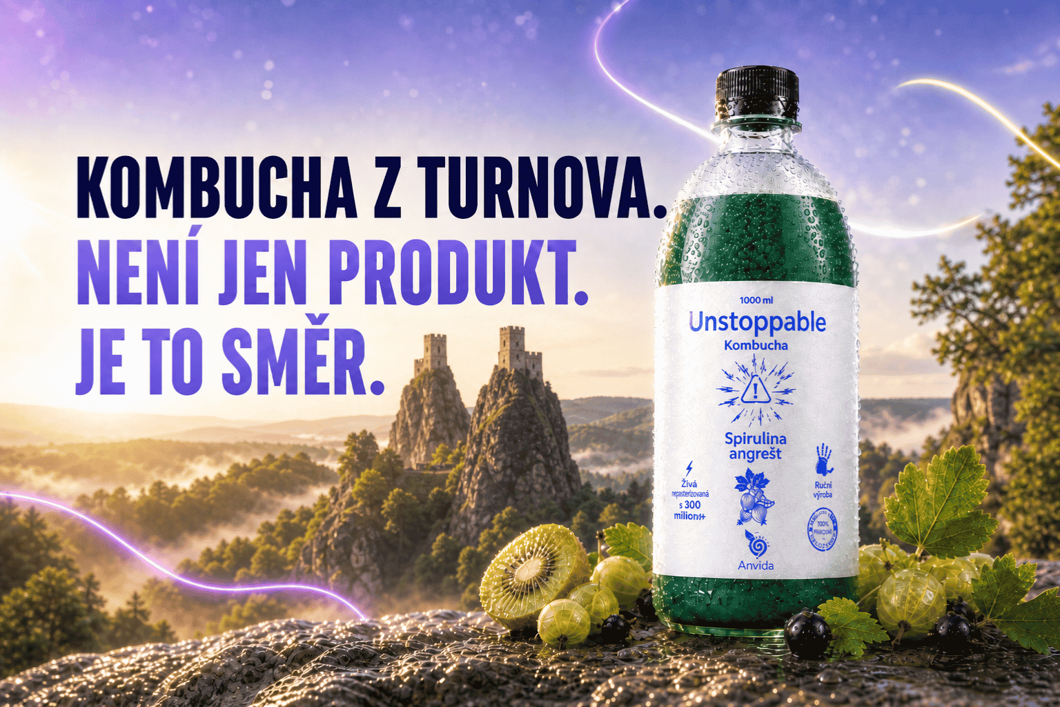 Ochutnejte kombuchu z Turnova