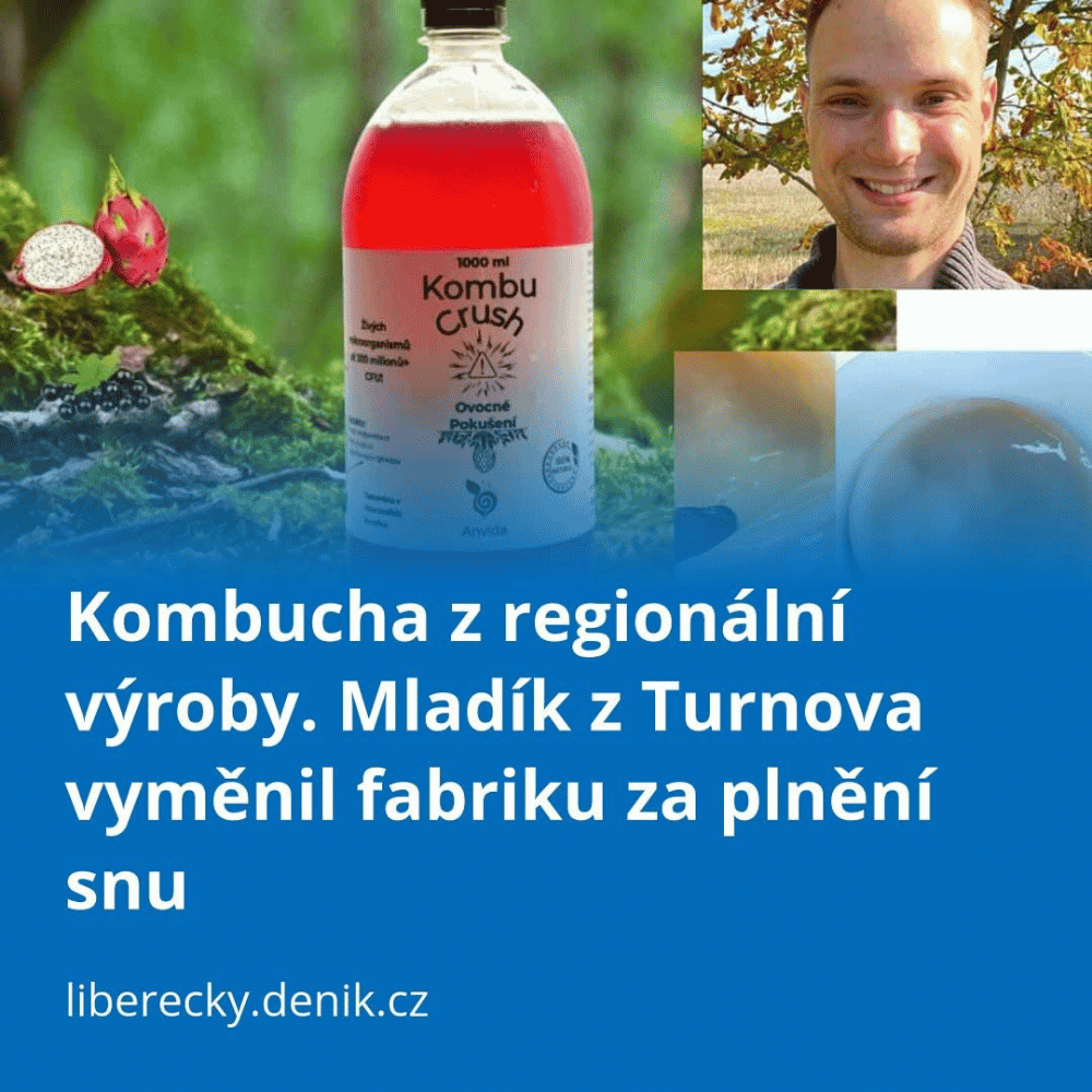 Liberecký deník o ANVIDA kombuše