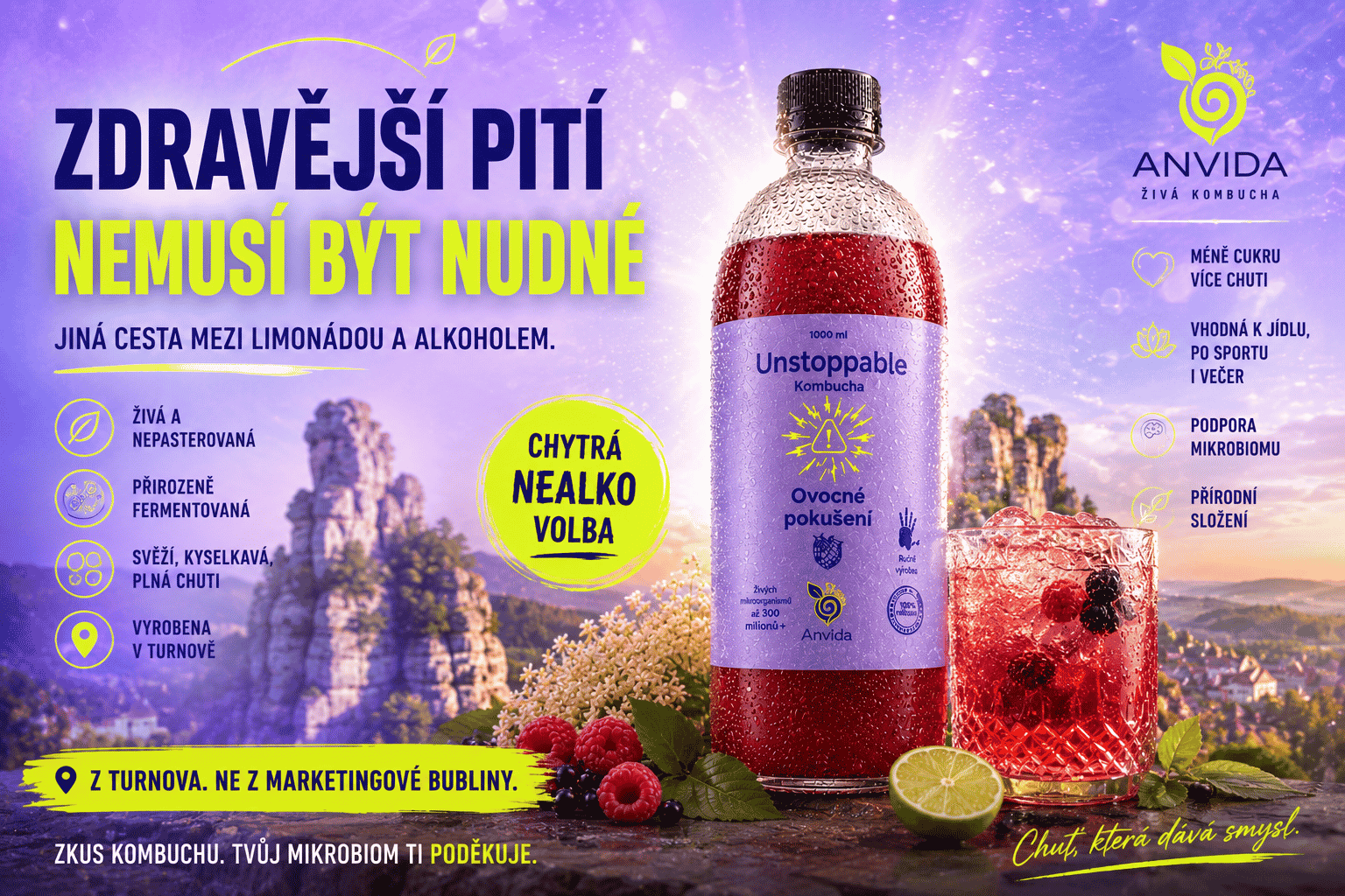 Zdravější pití nemusí být nudné