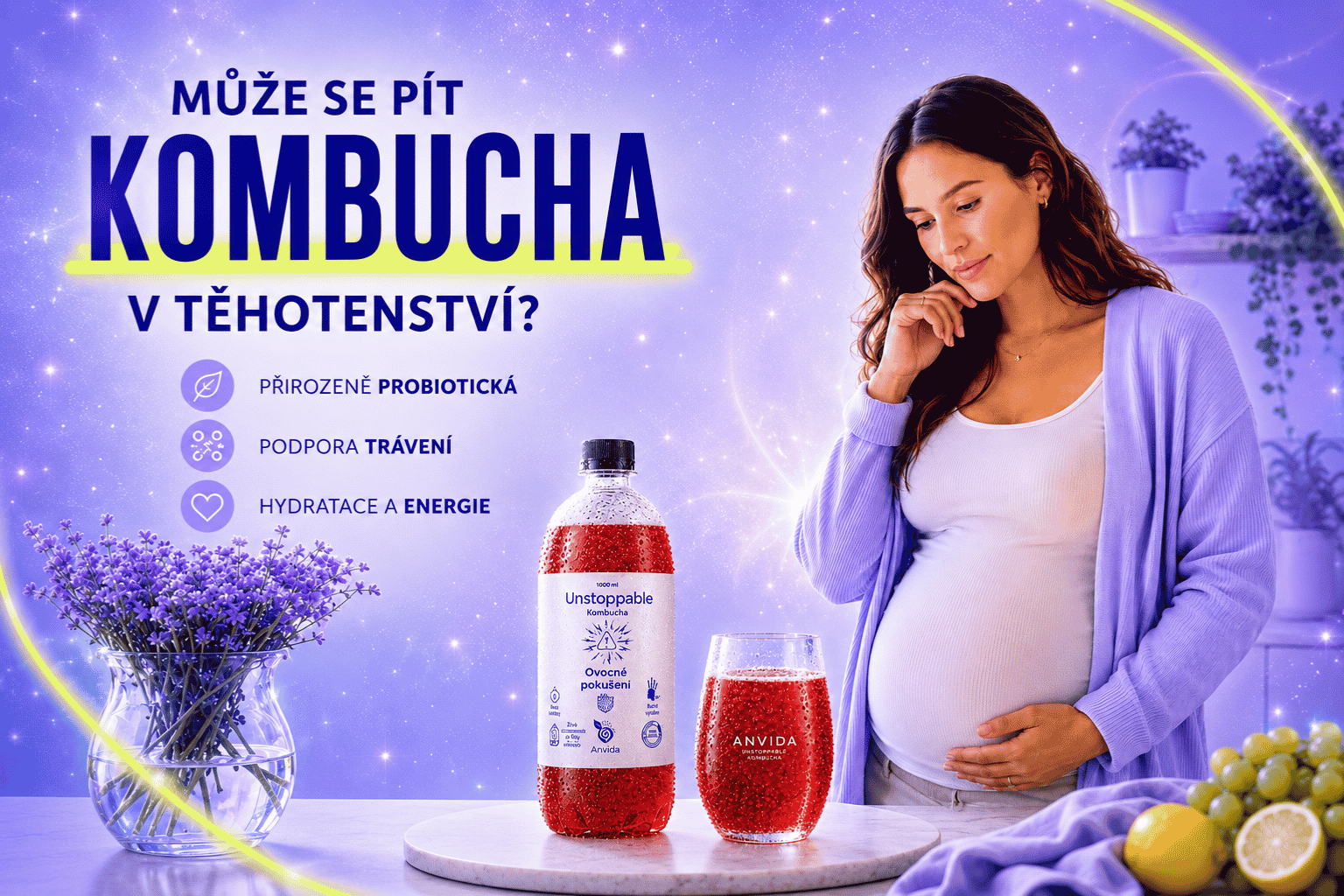 Kombucha v těhotenství - opatrnost a bezpečnost