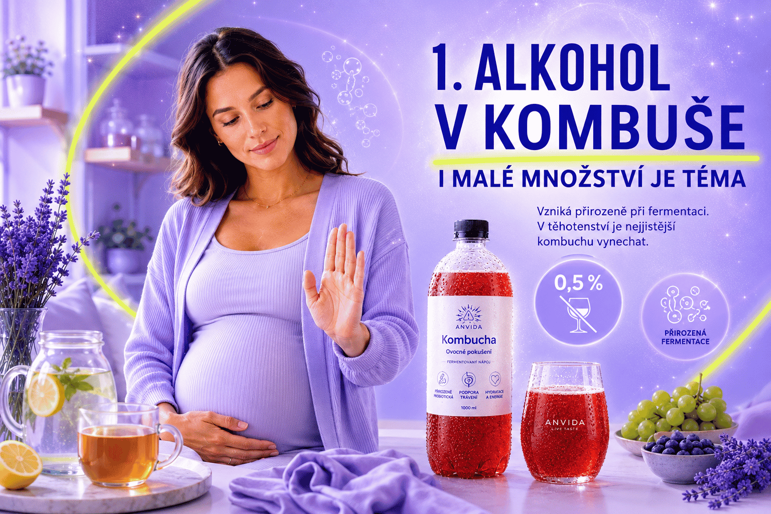 Alkohol v kombuše a těhotenství