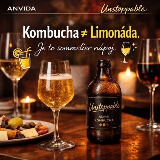 🥂 Kombucha místo vína v restauraci? Ano. A dává to smysl. Ne, není to limonáda. Správně připravená kombucha dokáže to, co...