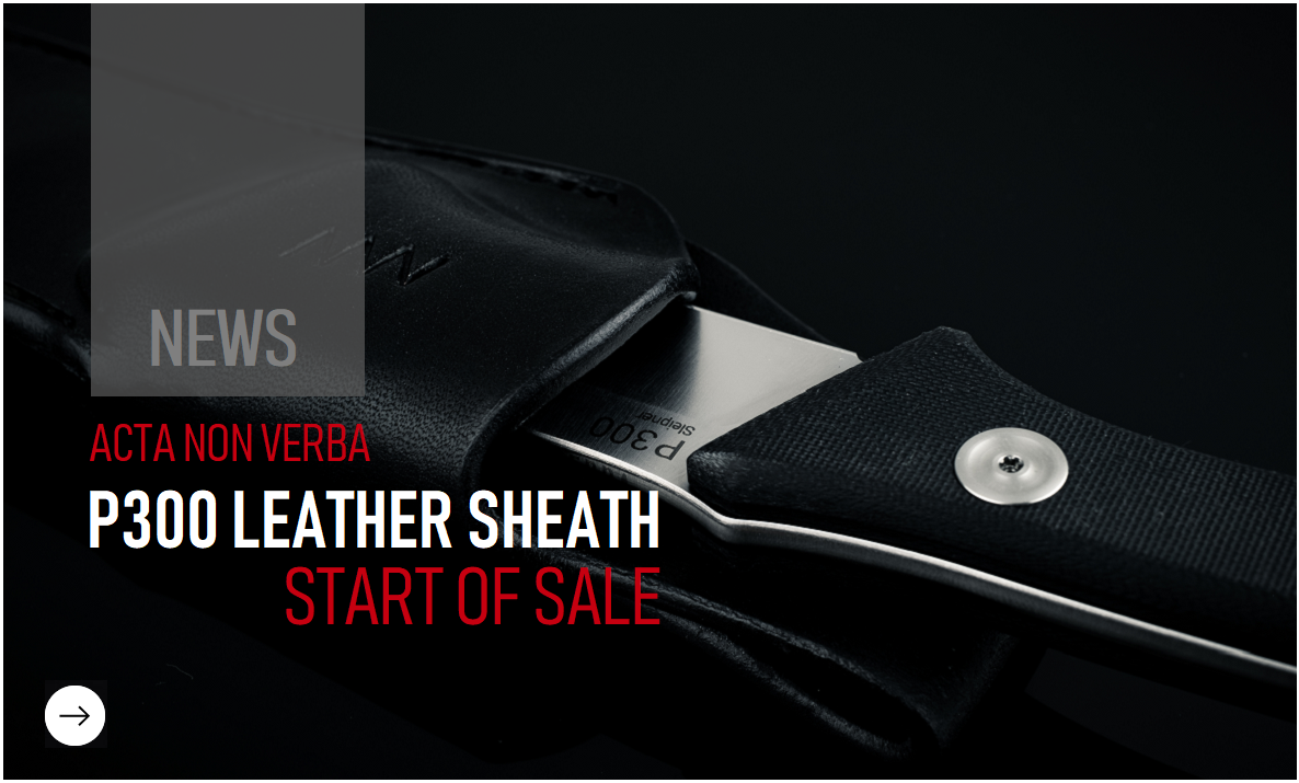 ZAHÁJENÍ PRODEJE MODELU P300 - LEATHER SHEATH