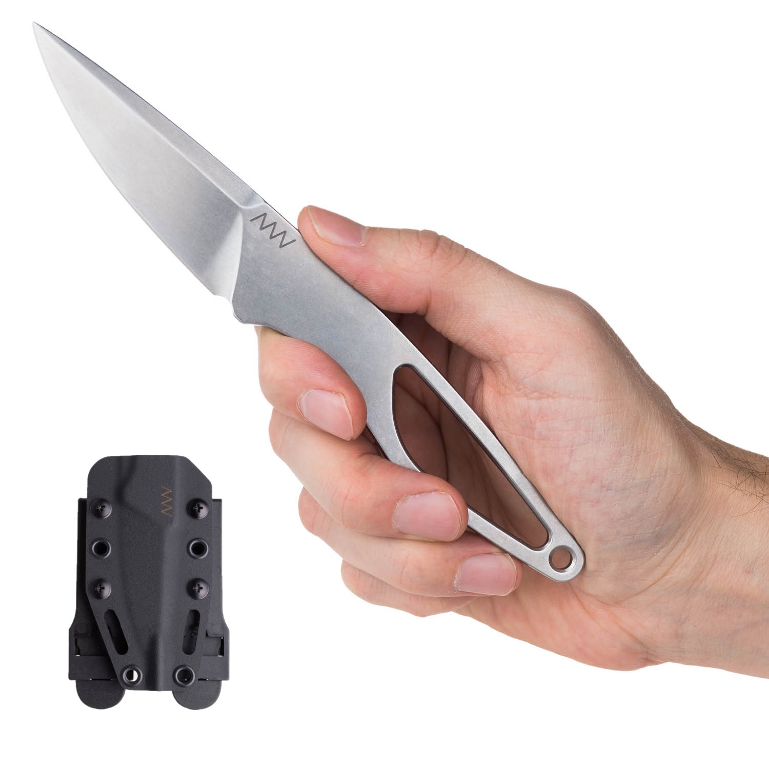 ACTA NON VERBA P100 Blade: Stonewash / Plain edge, Handle: / paracord