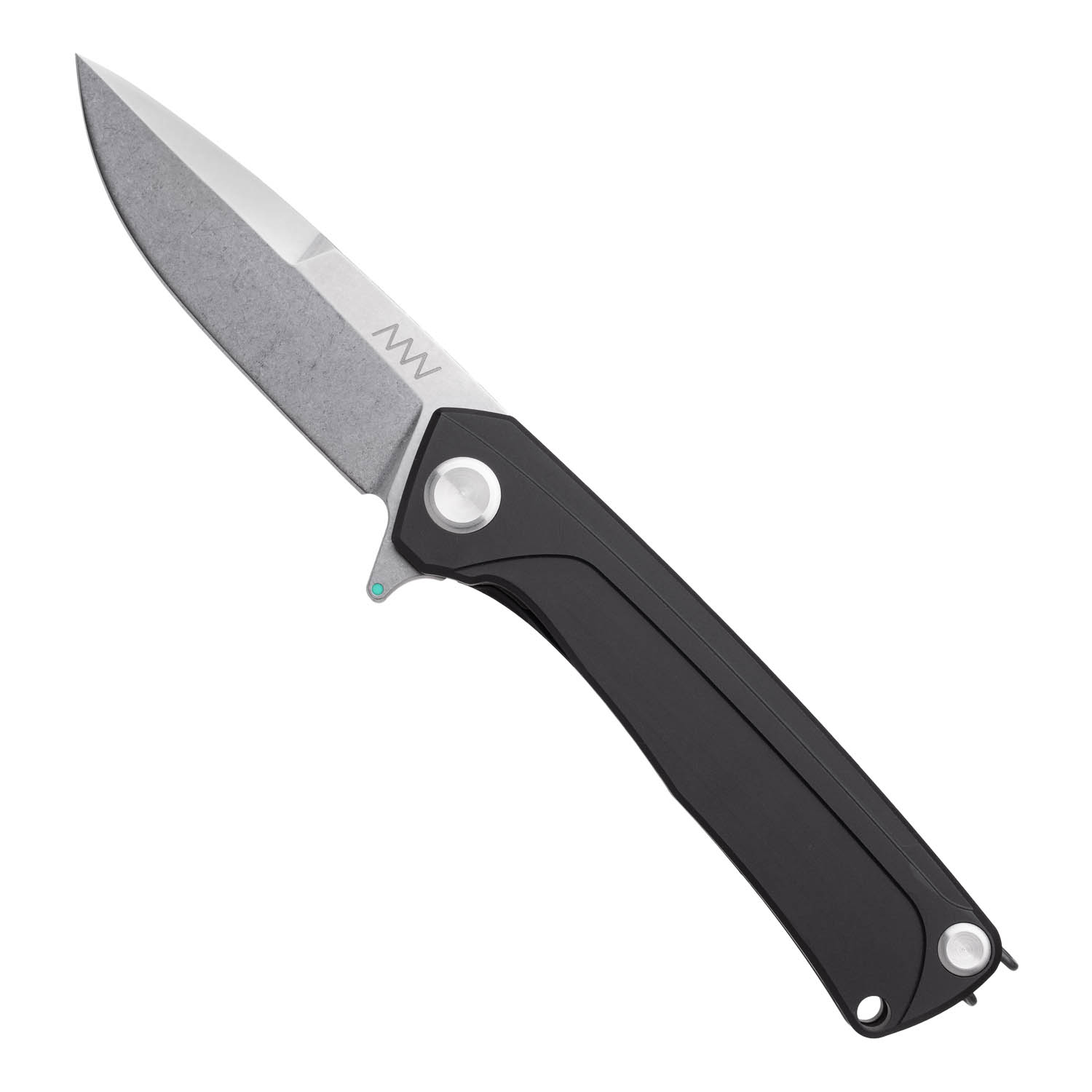ACTA NON VERBA Z100 BB Blade: DLC Black / Plain edge, Handle and Lock: G10 Black / Liner Lock