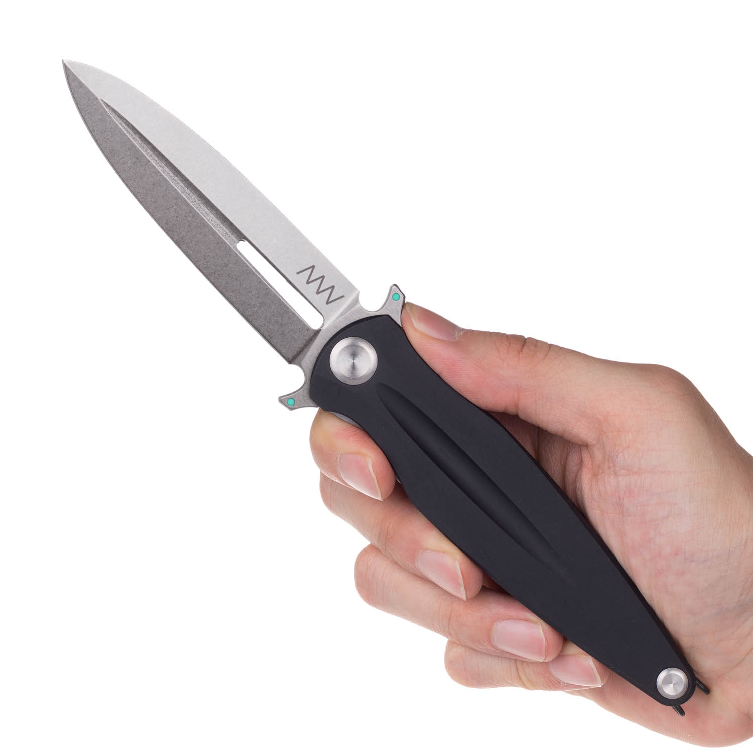 Z400 BB Blade: Stonewash / Plain edge, Handle and Lock: Dural / Liner Lock