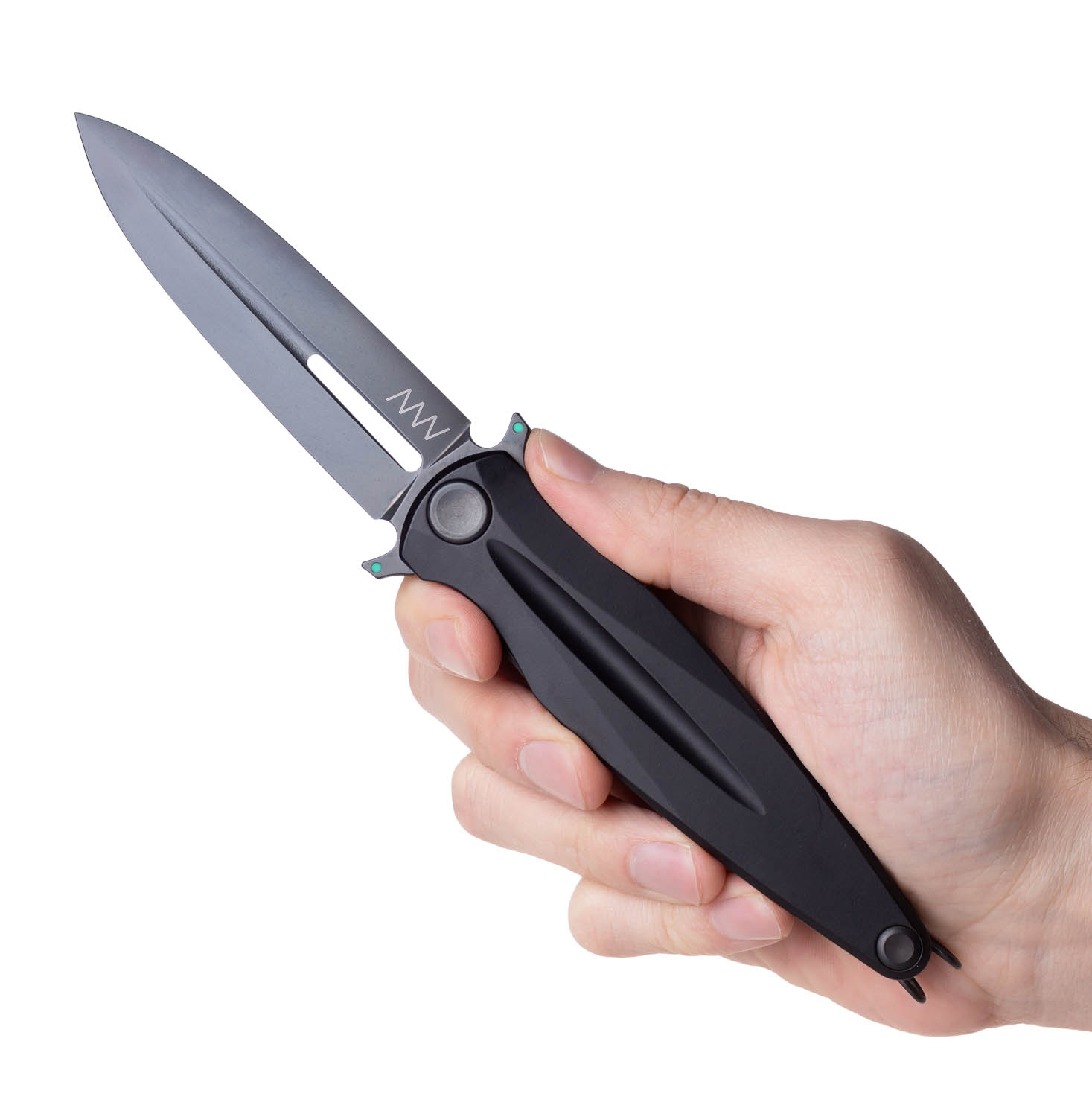 Z400 BB Blade: DLC Black / Plain edge, Handle and Lock: Dural / Liner Lock