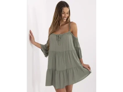 Khaki šaty Veronika