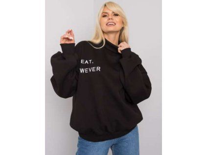 Kellyina černá oversized mikina