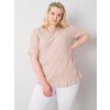 Béžová halenka plus size Stella