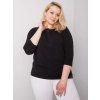 Černá bavlněná halenka Jodie plus size