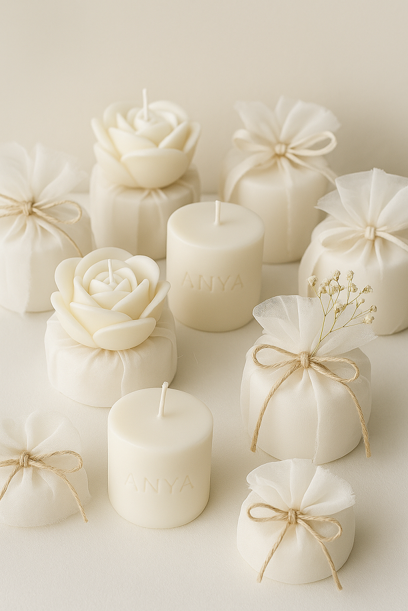 Osobní dárky s vůní péče: Personifikované svíčky od Anya Design