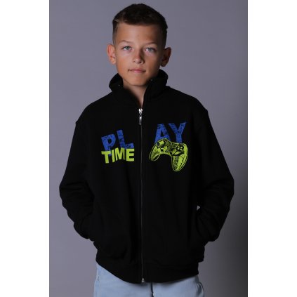 Chlapecká mikina PLAY TIME černá