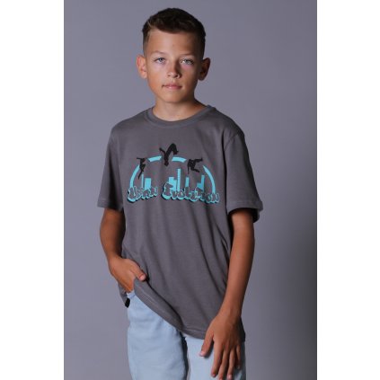 Chlapecké tričko krátký rukáv URBAN EVOLUTION šedá