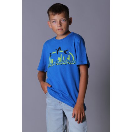 Chlapecké tričko krátký rukáv URBAN EVOLUTION modrá