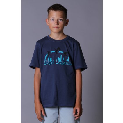 Chlapecké tričko krátký rukáv URBAN EVOLUTION tmavě modrá
