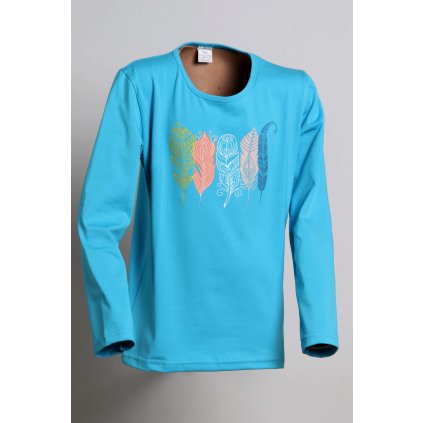 peříčka tyrkysová