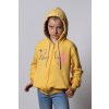 Dívčí mikina SMILEY žlutá