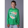 Chlapecké tričko dlouhý rukáv BROOKLYN zelená