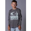 Chlapecké tričko PARKOUR world dlouhý rukáv šedá