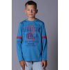 Chlapecké tričko dlouhý rukáv TWO petrolejová