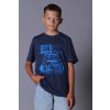 Chlapecké tričko krátký rukáv URBAN STREET tmavě modrá