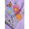 Dívčí tričko dlouhý rukáv KOPRETINY S MOTÝLKY fialková