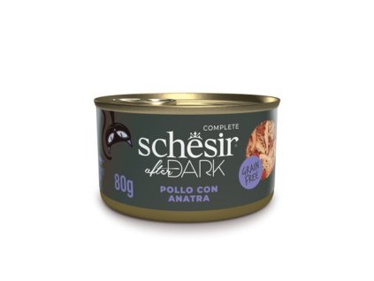 Schesir Cat After Dark - Kuracie filety s kačicou 80g