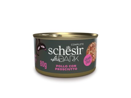 Schesir Cat After Dark - Kuracie filety so šunkou 80g
