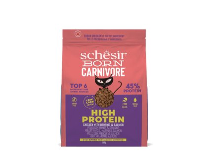schesir cat born carnivore adult cerstve kuracie sled a losos 255g