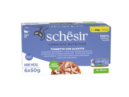 Schesir Tuniak s ancovickami 6x50g v želé