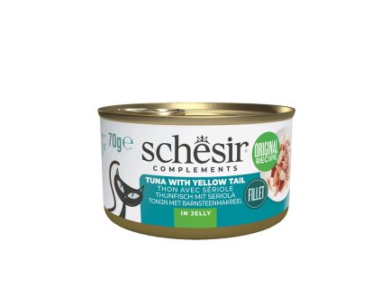 Schesir Cat Complements Tuniak a kranas v zele 70g