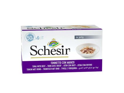 Schesir Multipack Tuniak a hovadzie 6x50g