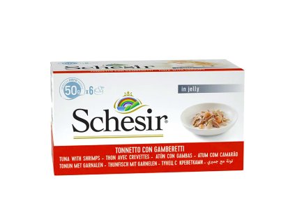 Schesir Multipack Tuniak a krevety 6x50g