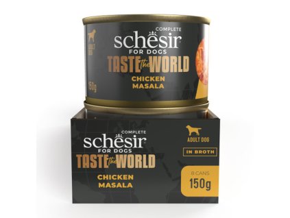 Schesir Dog Taste the World - Chicken Masala 150g