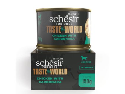 Schesir Dog Taste the World - Chicken with Carbonara 150g