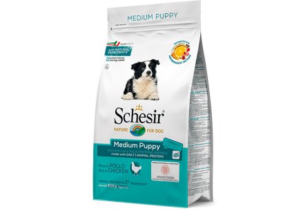 Schesir Puppy Medium - Kuracie s ryžou 12kg