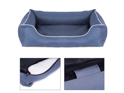 Sofa Valencia Pelech Štandard - modrá farba (Veľkosť 120 x 90cm)