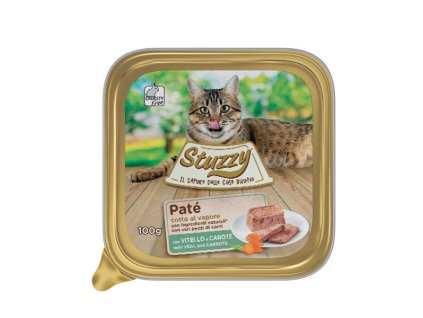 Stuzzy Cat Paté Adult s teľacím a mrkvou 100g