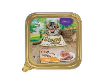 Stuzzy Cat Paté Sterilized s kuracím 100g