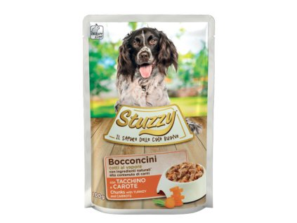 Stuzzy Dog Chunks - Morcacie s mrkvou v šťave 100g