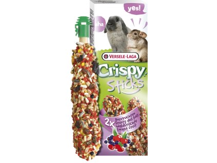 Versele-Laga Crispy Sticks Rabbits-Chinchilas Forest Fruit 110g