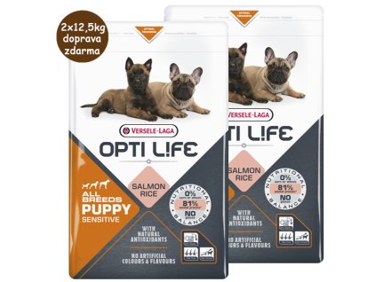 Versele-Laga Opti Life dog Puppy Sensitive All Breeds 2x12,5kg