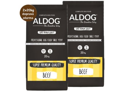 Aldog Beef Medium 2x20kg