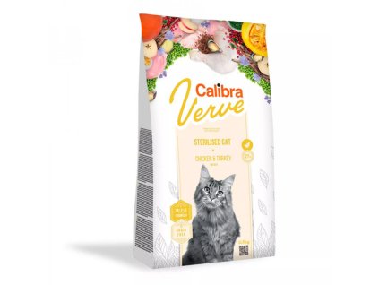 Calibra Cat Verve GF Sterilised Chicken&Turkey 3,5kg
