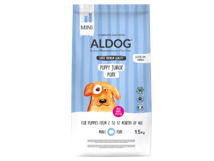 Aldog Puppy Junior Pork Mini 15kg