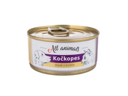 All Animals Kočkopes Kuraci steak 100g